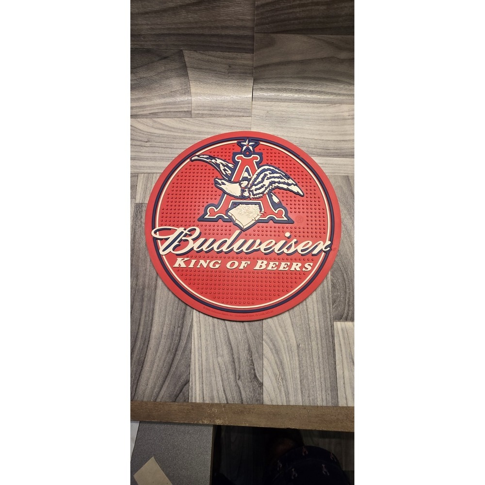 Budweiser rubber bar mat Circle